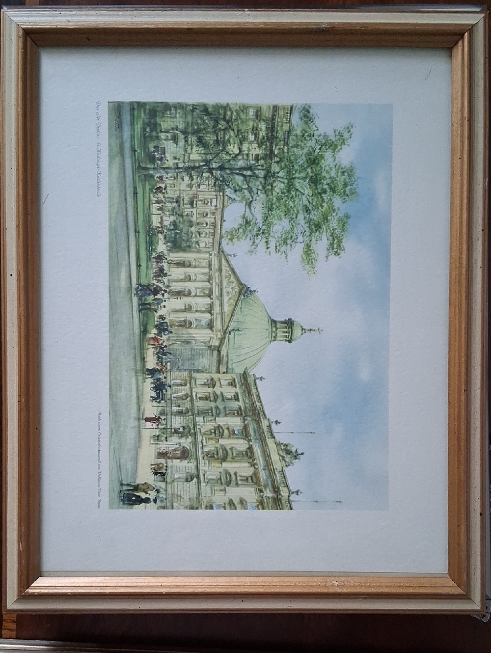 Set of 6 - 1960-1980 Wolfgang Tritt Framed Watercolor Prints; Berlin, Germany